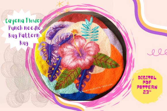Cayena – Punch Needle Rug: A Small Business Embroidery Review