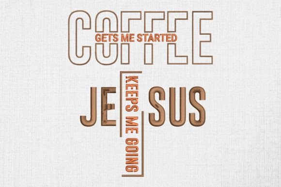 Coffee and Jesus Keeps Me Going: A Designer’s Embroidery Review