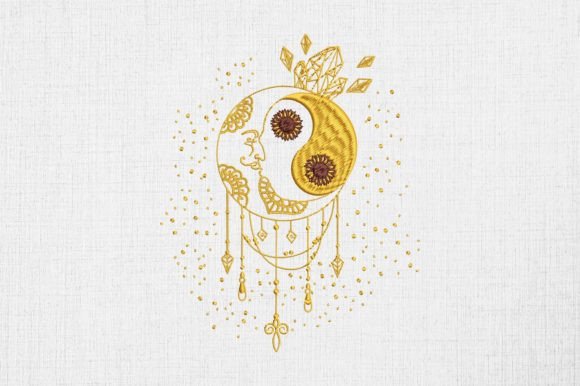 Crystals Yin Yang Geometry Spiritual Embroidery Review