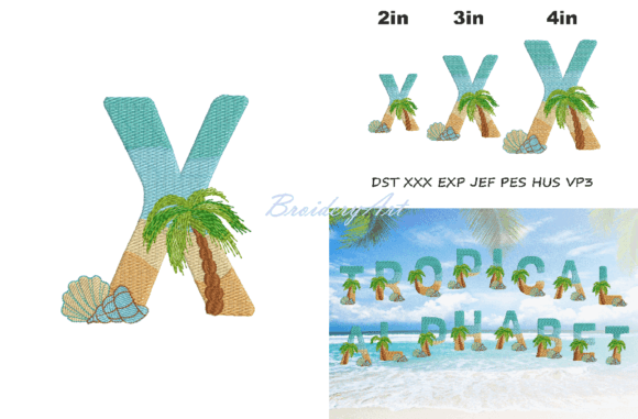 Evaluating Tropical Font X for Embroidery Shops