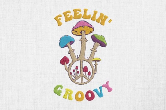 Feelin Groovy Hippie Mushroom: Embroidery Designer Review