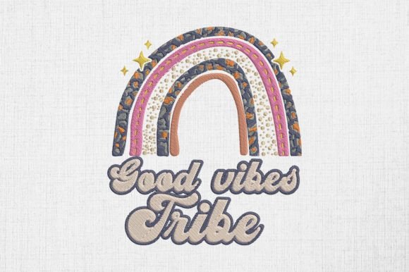 Good Vibes Tribe Hippie Rainbow Embroidery Review