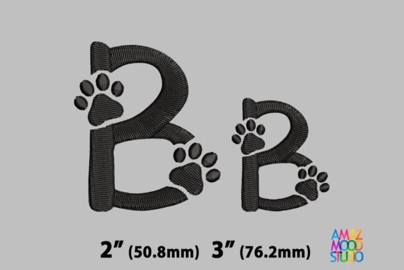 Letter B Paws Monogram Review for Boutique Sweatshirts