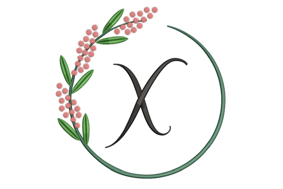 Monogram X: A Floral Embroidery Design Review