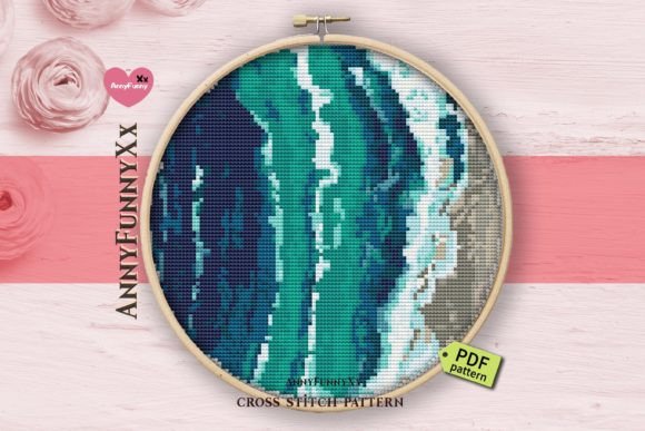 Ocean Cross Stitch Pattern PDF – Designer Review