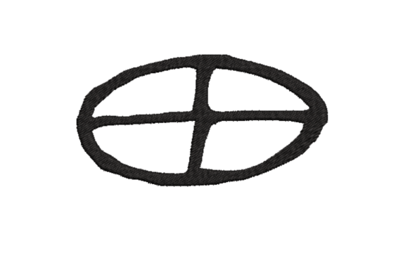 Petroglyph Two: A Timeless Embroidery Design for Meaningful Gifts