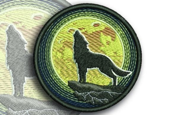 Wolf Under the Moon Embroidery Review